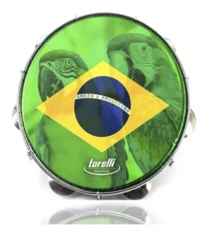 Pandeiro 8" Pele Brasil Arara